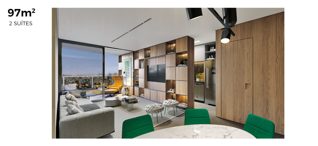 Edifício Alameda Jardins - 100m a 250m - 3 suítes - Av. Rebouças
