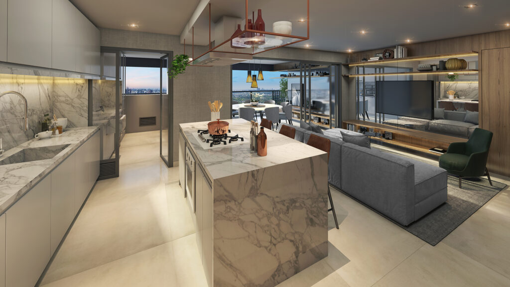 Estilo Chácara Sto. Antônio ,imóvel novo, 72m² à 120m² 2 e 3 quartos, 3 suítes, Mac, 2 vagas, Rua Estilo barroco