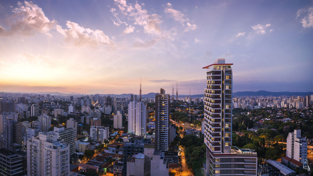 Sky Pinheiros Arruda Alvim - Studio - Alto padrão - 25m² a 30m² - USP