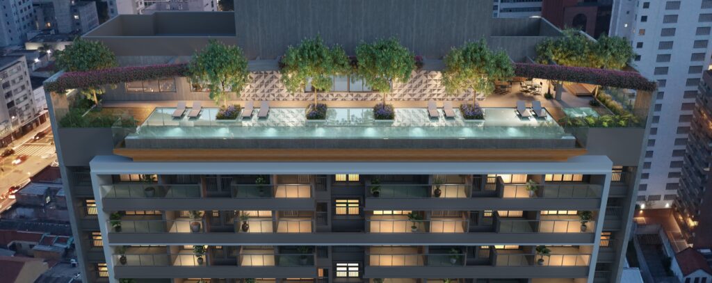 Ária Higienópolis mixed used , Studios , 60m² , 2 quartos , 1 Vaga