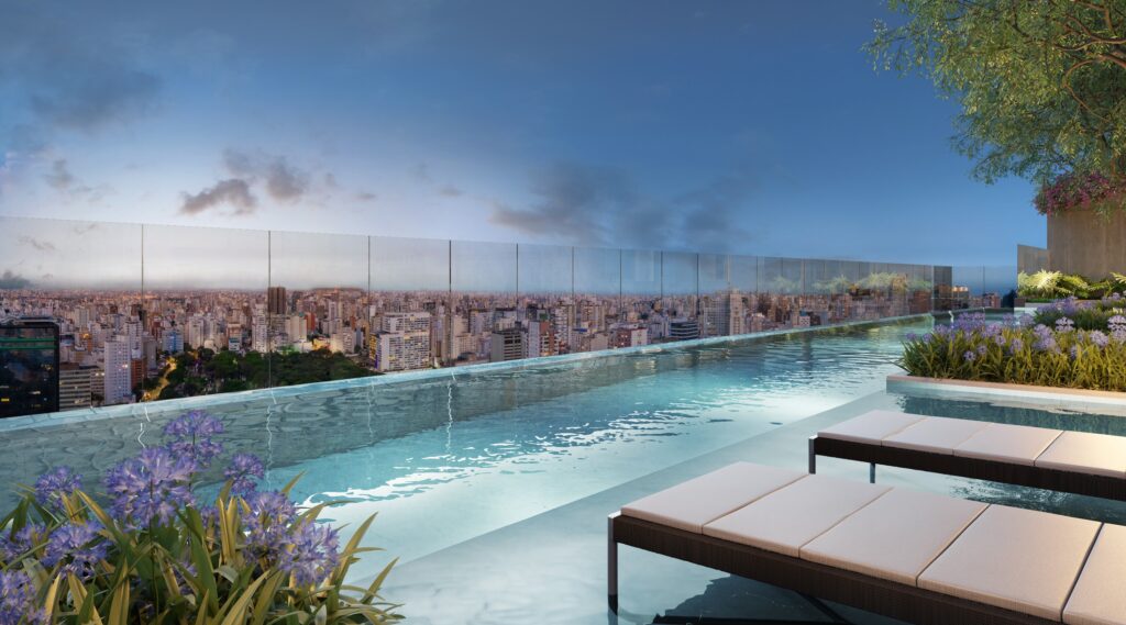 Ária Higienópolis mixed used , Studios , 60m² , 2 quartos , 1 Vaga