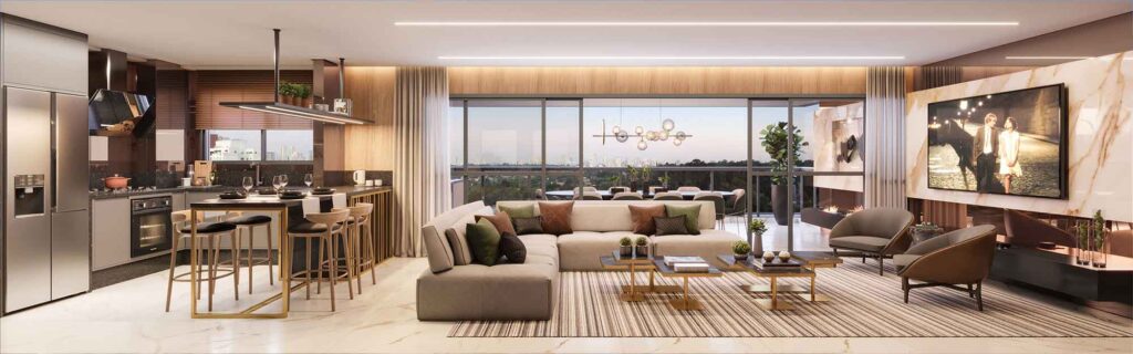 Apartamento Chácara Santo Antônio - 3 e 4 suítes - 4 dormitórios - 140 a 180m - 2 e 3 vagas - Rua Estilo Barroco - Haute