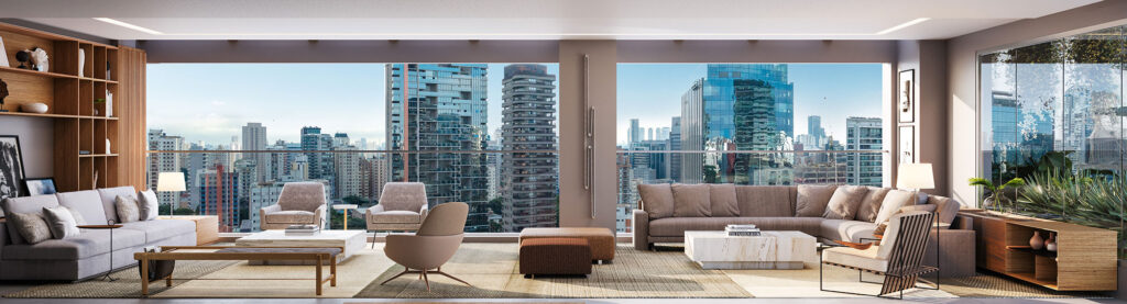 Edifício Praça Faria Lima, apartamento imóvel novo, 227m, 3 suítes, 3 vagas, Hélio Pelegrino, , Rua Chipre,