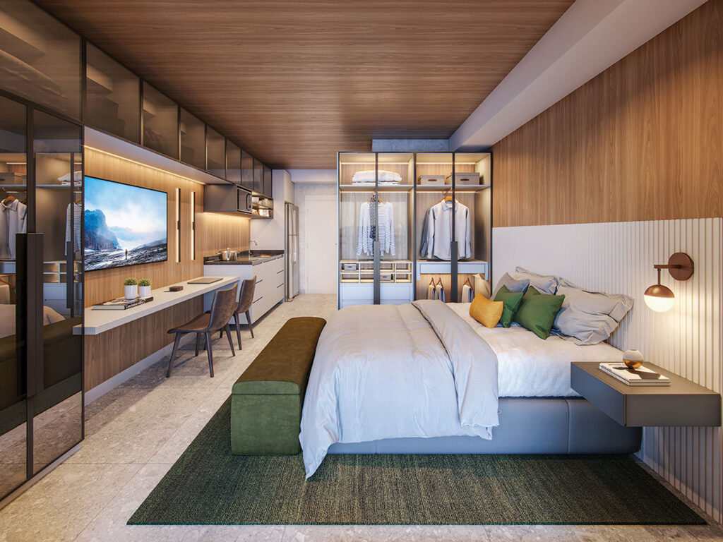 Apartamento Rua Borges Lagoa - 25m² a 65m² - 1 suíte - 1 vaga