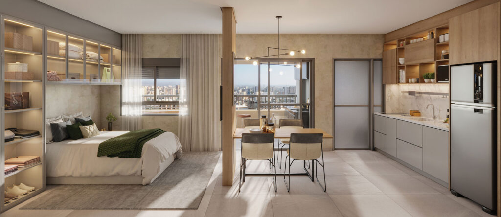 Apartamento Rua Borges Lagoa - 25m² a 65m² - 1 suíte - 1 vaga