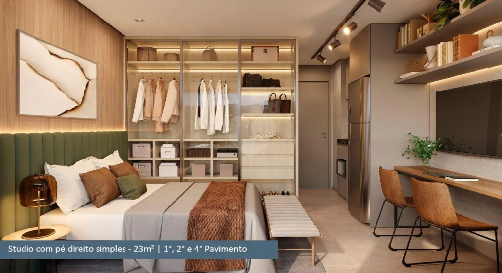 Apartamento Studio Vila Clementino - 23m² a 55m² - 1 dormitório