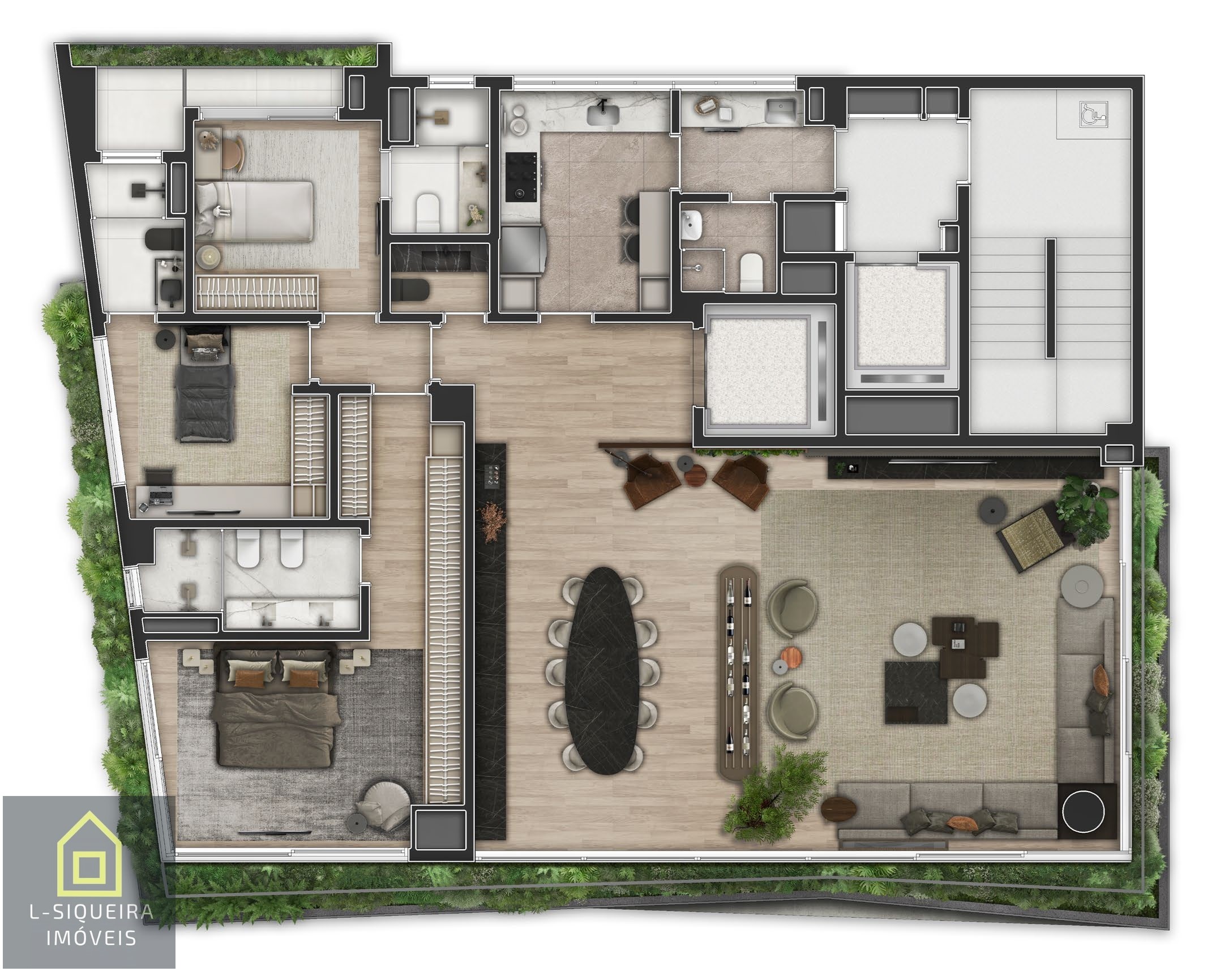 Planta 200m² - Padrão