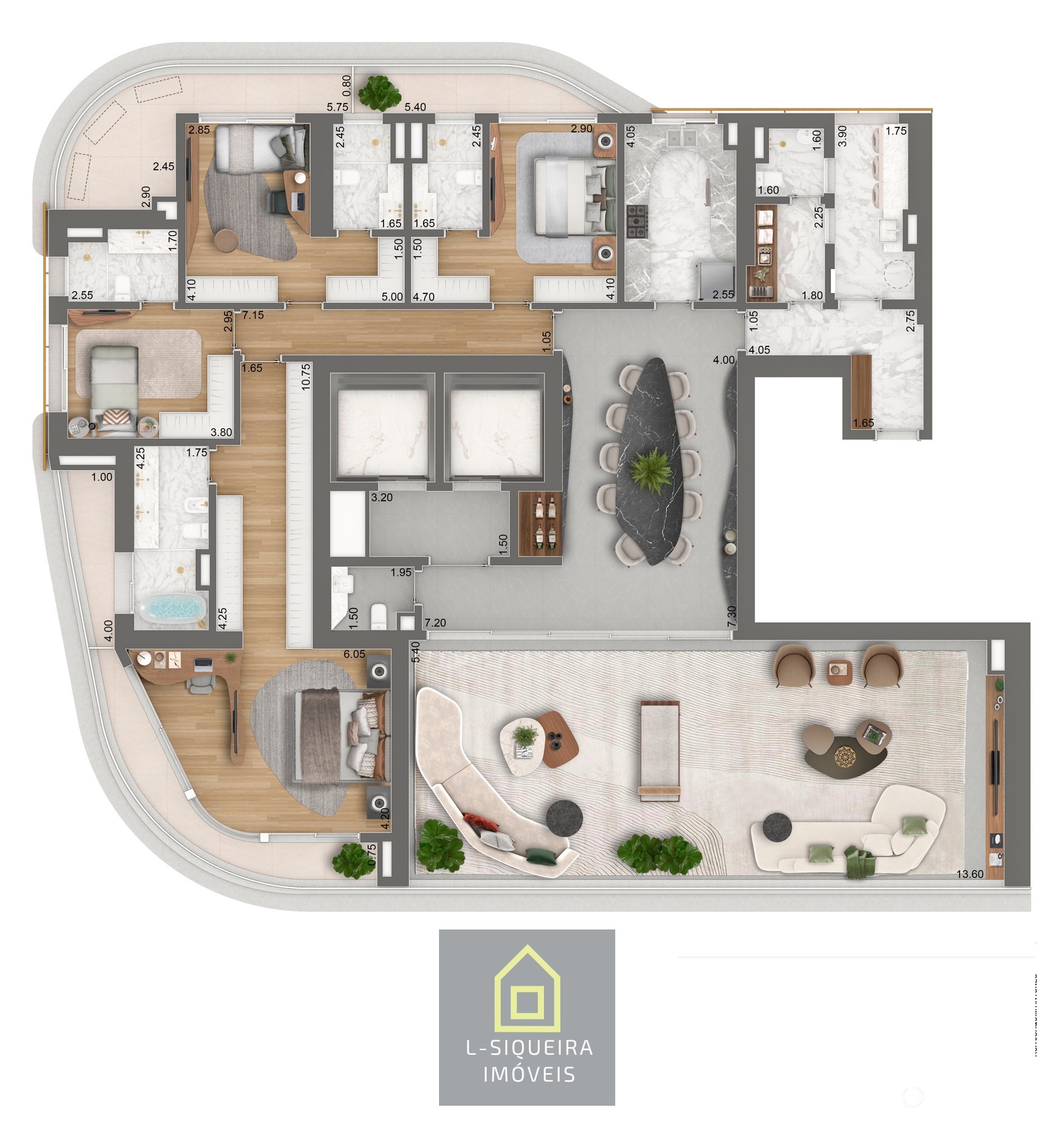 Planta 339m² - Padrão